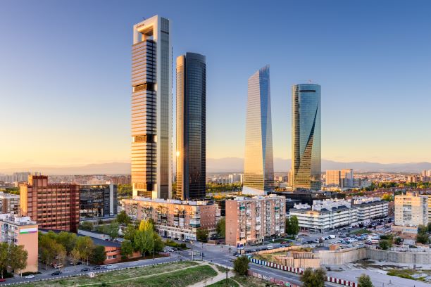 Las torres de Madrid.